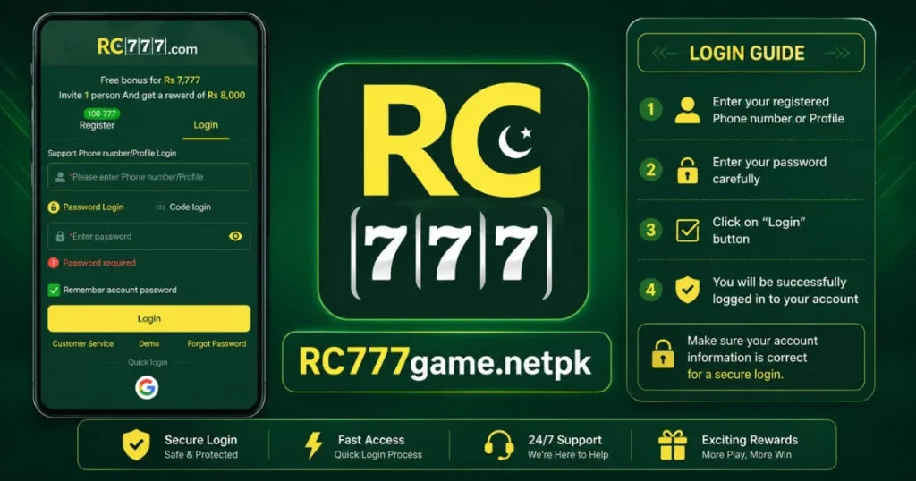 RC777 Login